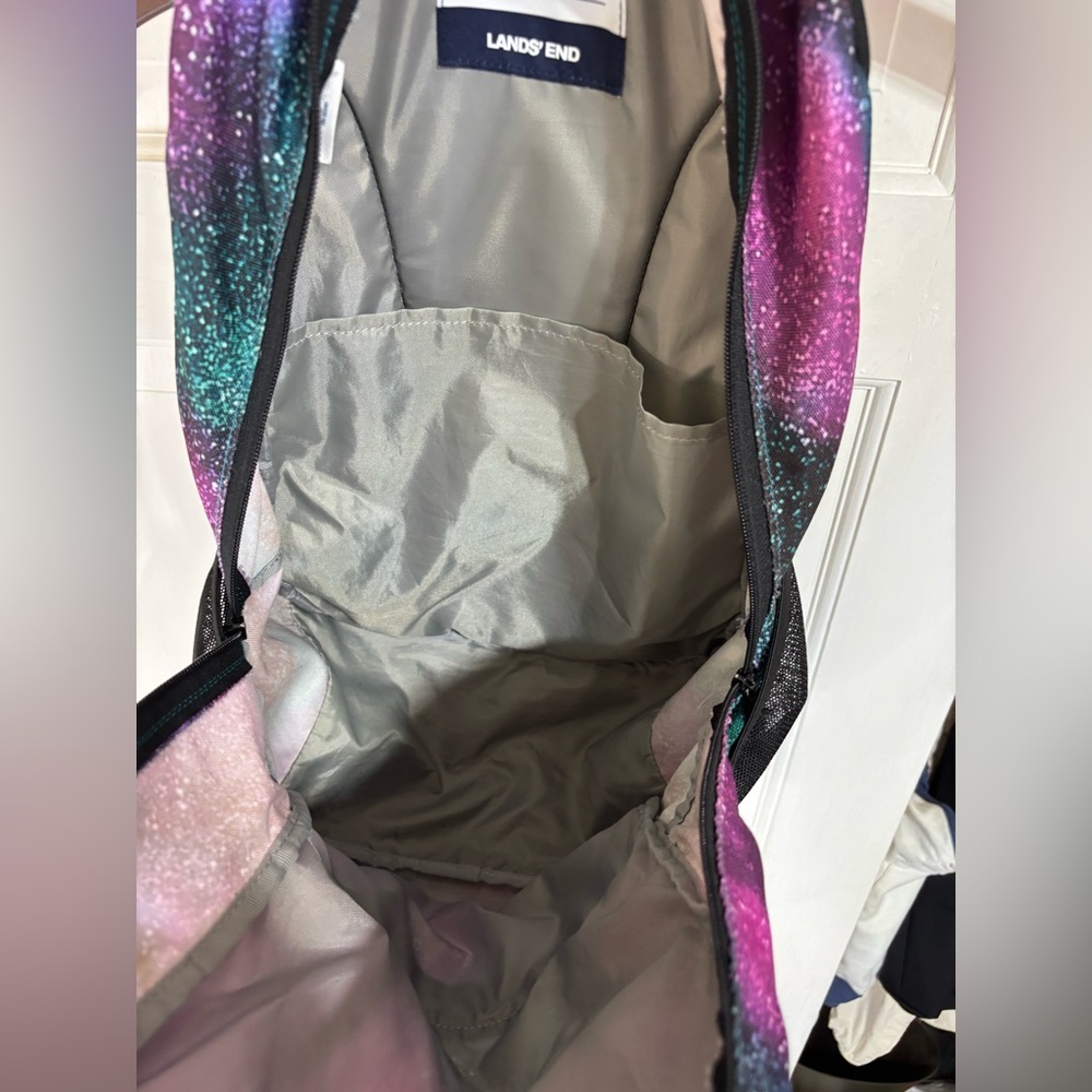 Lands' End ClassMate Backpack galaxy print - Picture 11 of 12